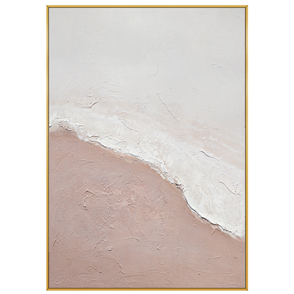 【掛絵】ピンク系抽象 選べる6パターン 手描き油絵