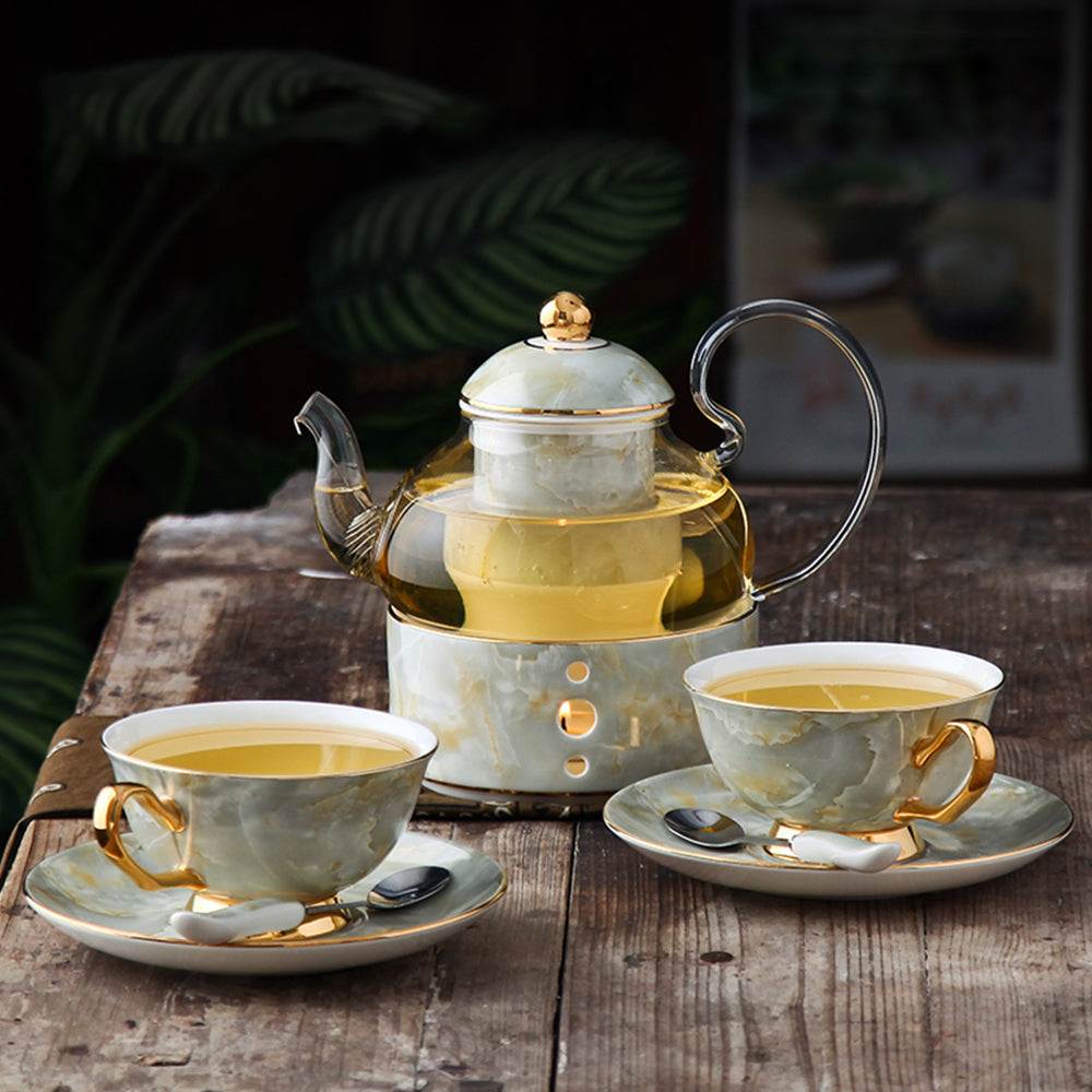 【コーヒーセット・ティーセット】 ヨーロッパ風 セラミック