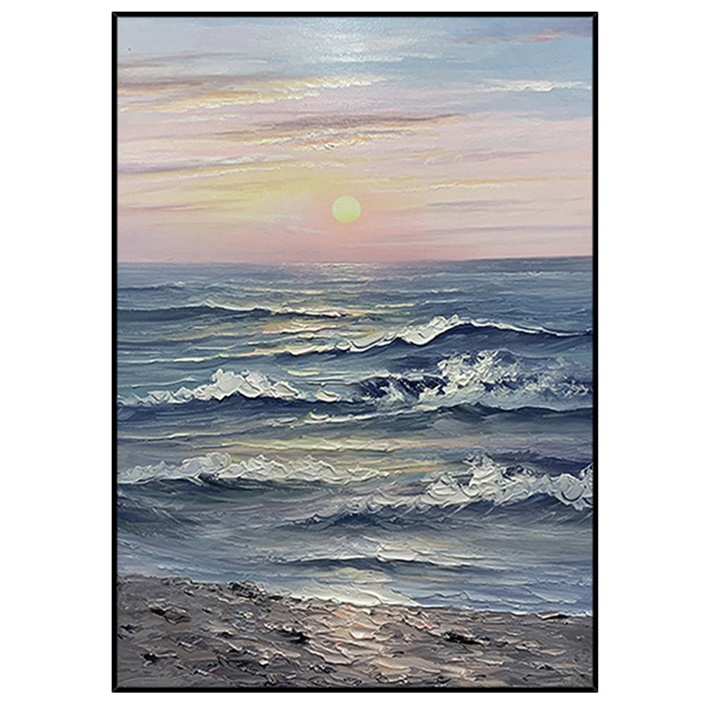 【掛絵】海の景色 選べる6パターン 手描き油絵