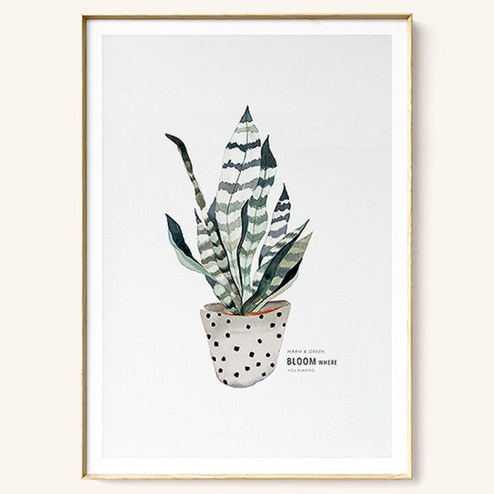 【掛絵】葉水彩画風 選べる10パターン