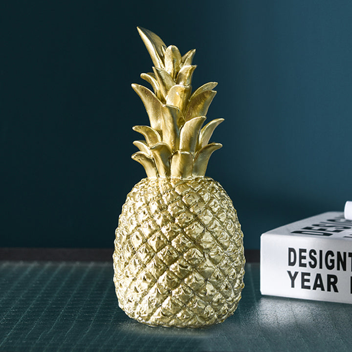 【オブジェ・置物】金色 パイナップル モダン