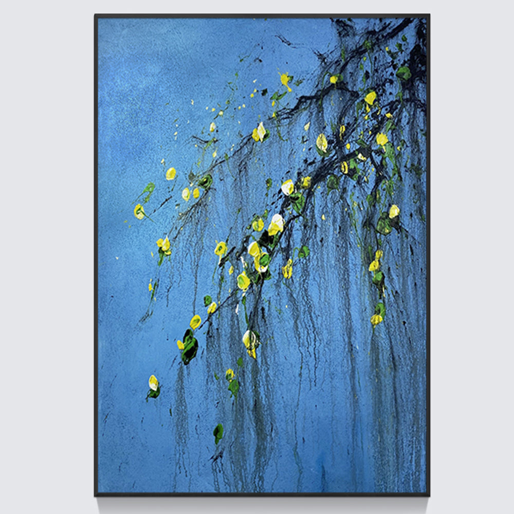 【掛絵】梅の花 選べる3パターン 手描き油絵