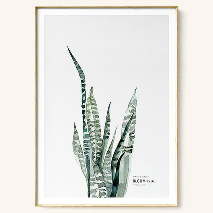 【掛絵】葉水彩画風 選べる10パターン