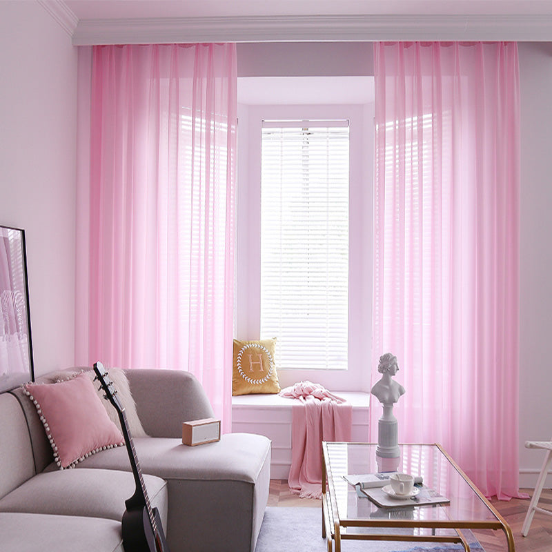 【レースカーテン】透け感 選べる8色