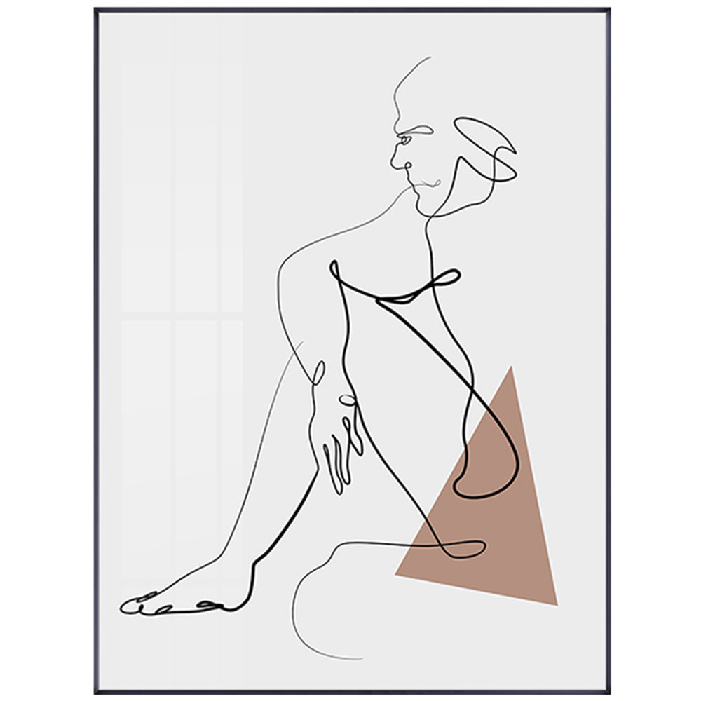 【掛絵】モダン抽象人物像  選べる7パターン