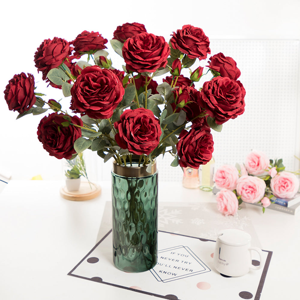 【造花】牡丹 優雅 食卓 リビングルーム