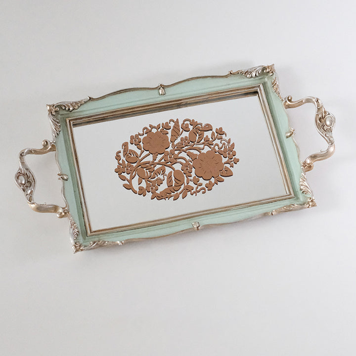 【トレー・トレイ】ミラー レトロ 収納