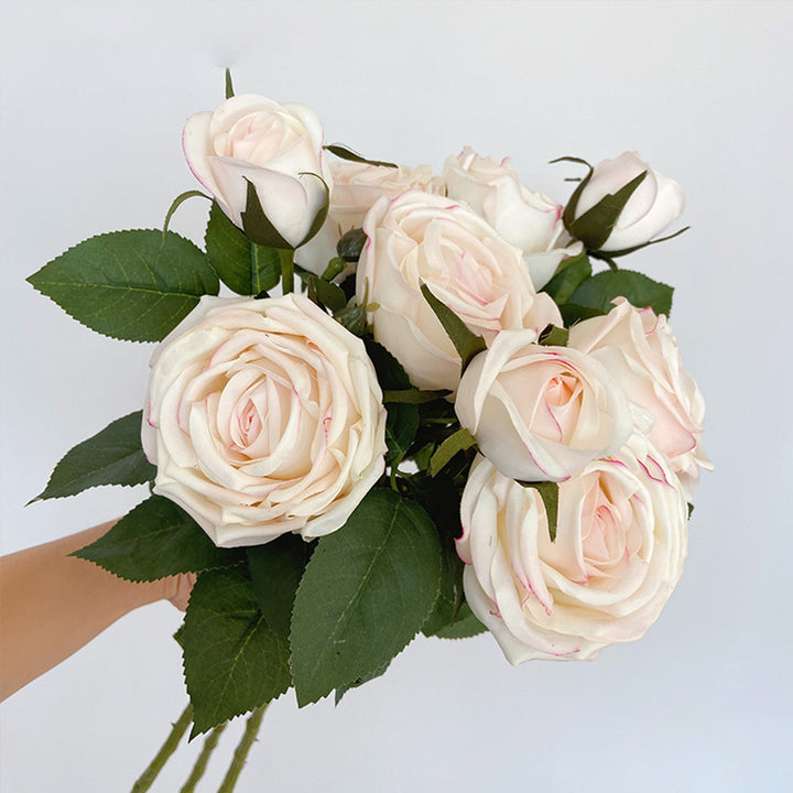 【造花】紫陽花 バラ 優雅 フェイク 置物