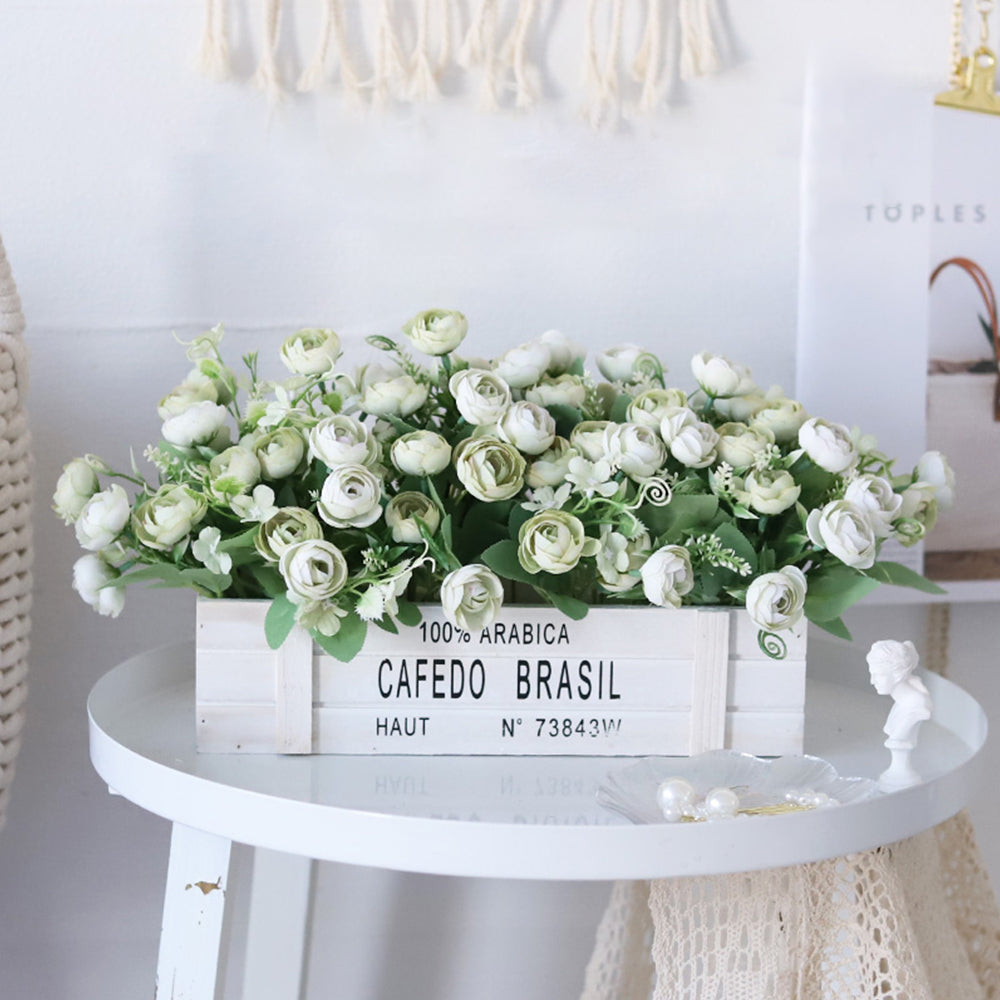 【造花】木製フェンス 清らか インスタ映え アメリカ風