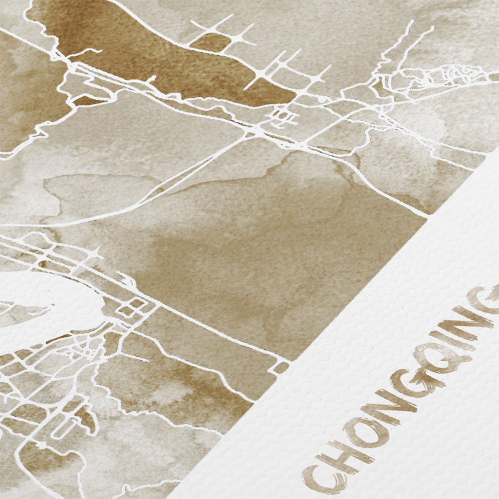 【掛絵】都市地図 選べる4パターン オーダーメイド可能