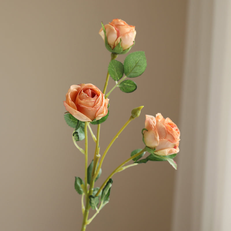 【造花】優雅 オダマキ シルク バラ