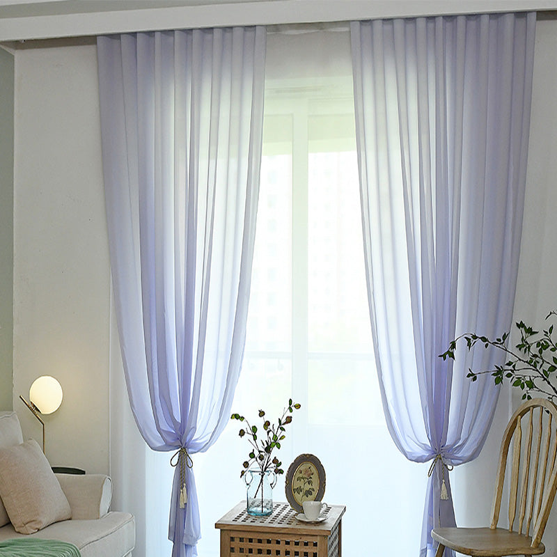 【レースカーテン】透け感 選べる8色