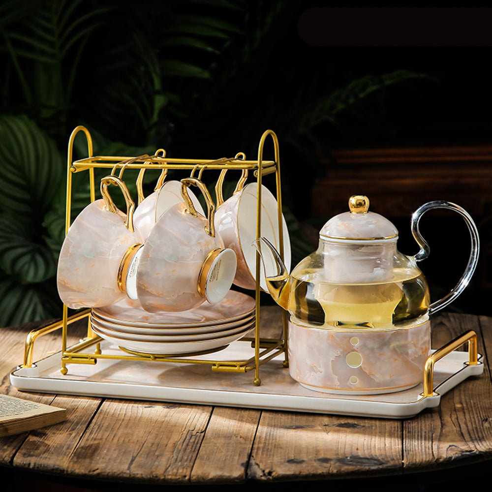 【コーヒーセット・ティーセット】 ヨーロッパ風 セラミック