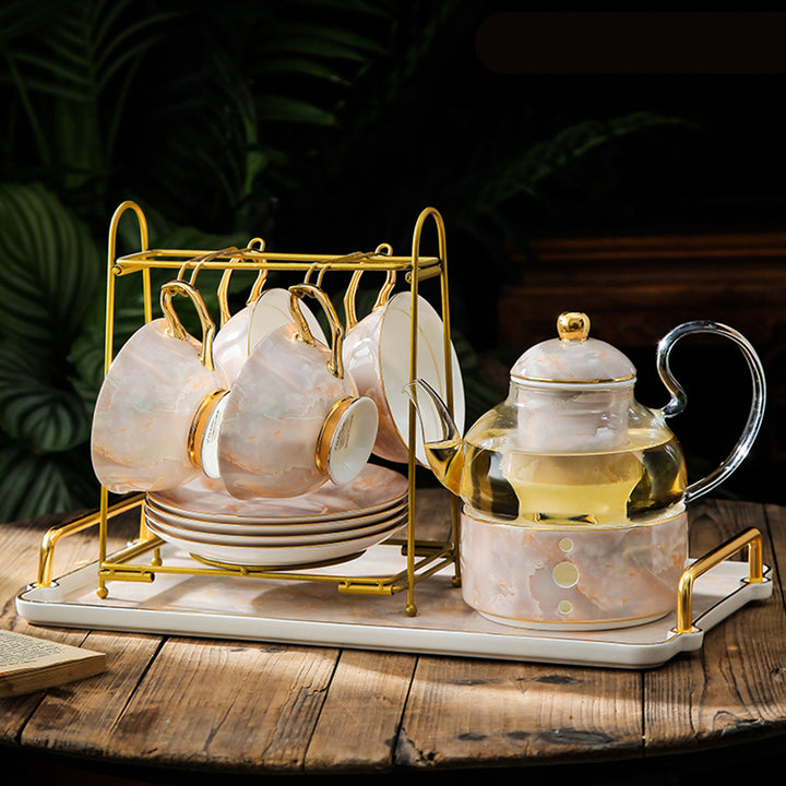 【コーヒーセット・ティーセット】 ヨーロッパ風 セラミック