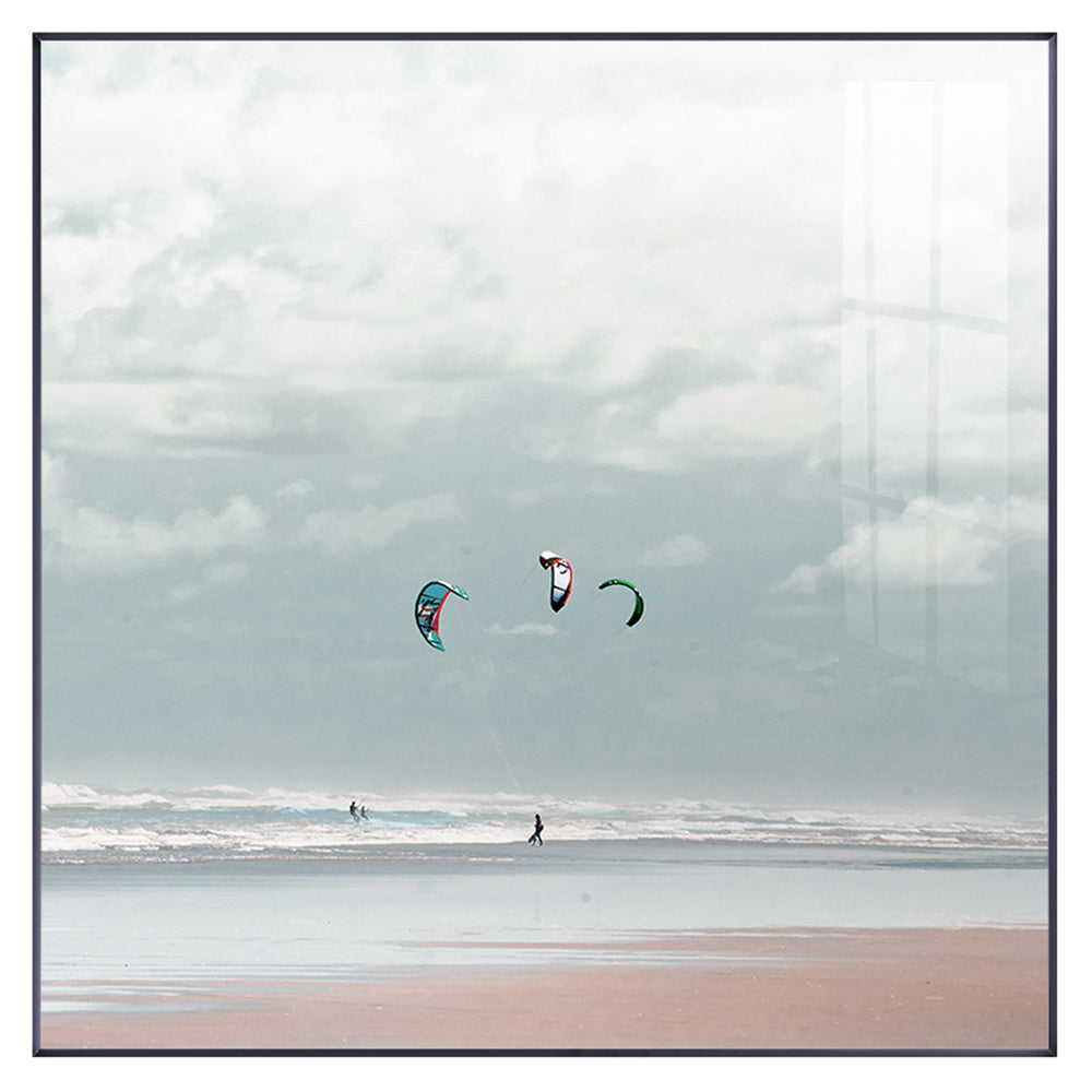 【掛絵】浅い緑風景 選べる4パターン