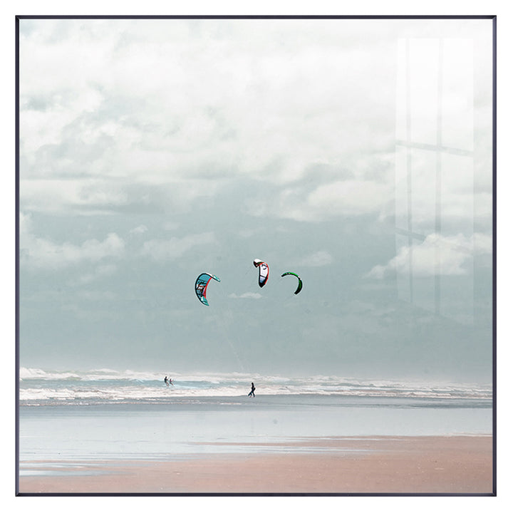 【掛絵】浅い緑風景 選べる4パターン