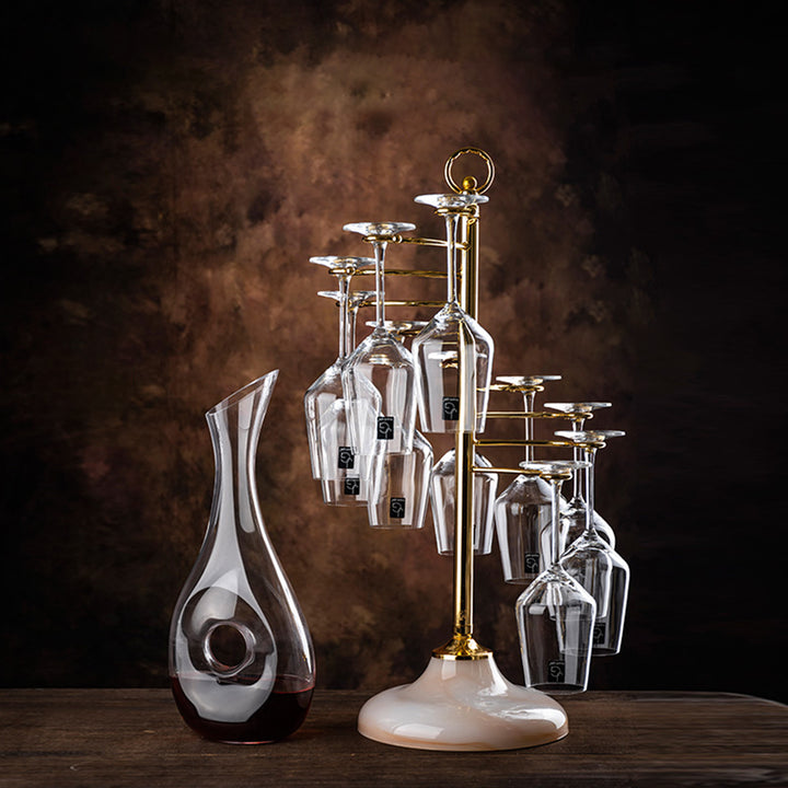 【ワイングラス】エレガント 高級感 グラスホルダー