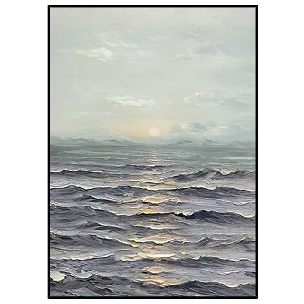 【掛絵】海の景色 選べる6パターン 手描き油絵