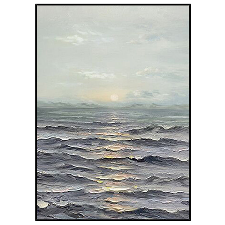 【掛絵】海の景色 選べる6パターン 手描き油絵