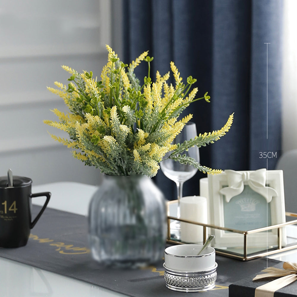 【造花】ラベンダー 紫 装飾 置物 ガラス