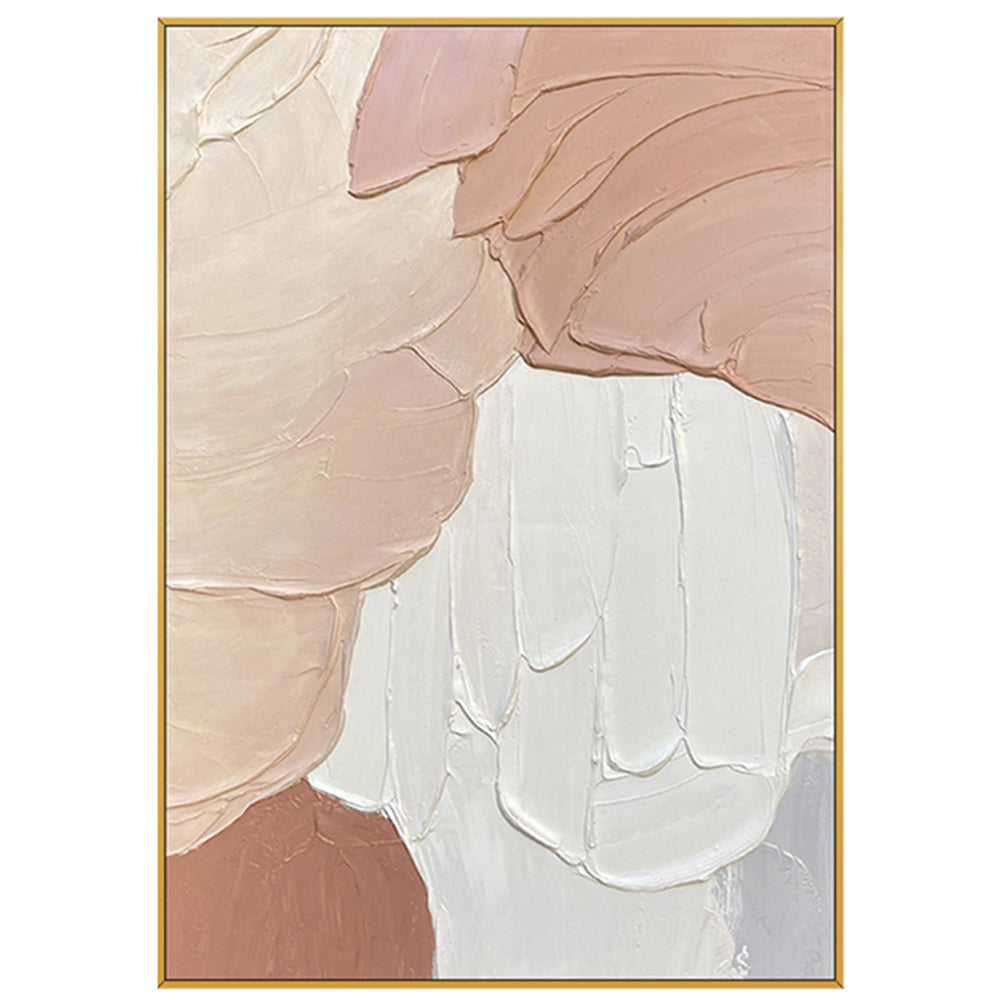 【掛絵】ピンク系抽象 選べる6パターン 手描き油絵