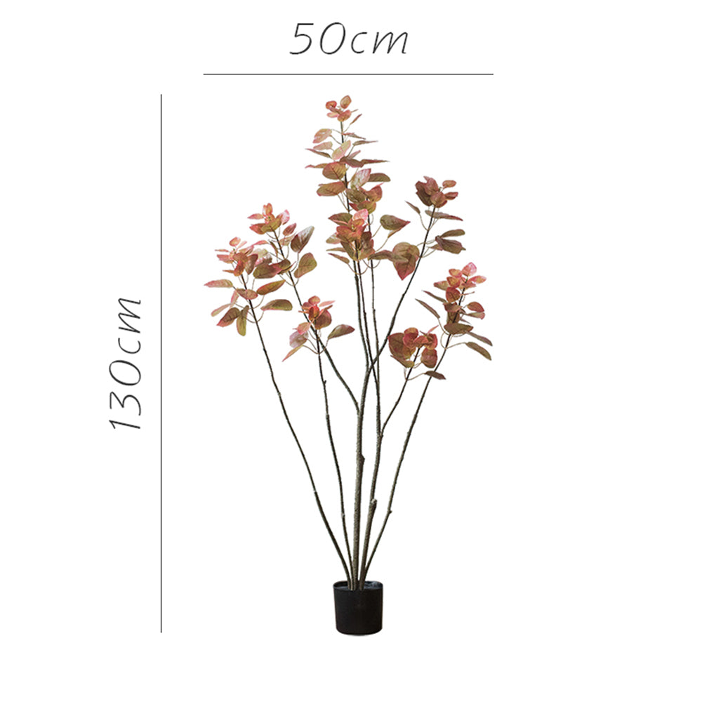 【造花】秋 大サイズ バウヒニア 盆栽