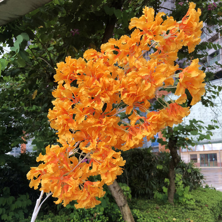 【造花】秋 オレンジ色 結婚式 シャンパン色