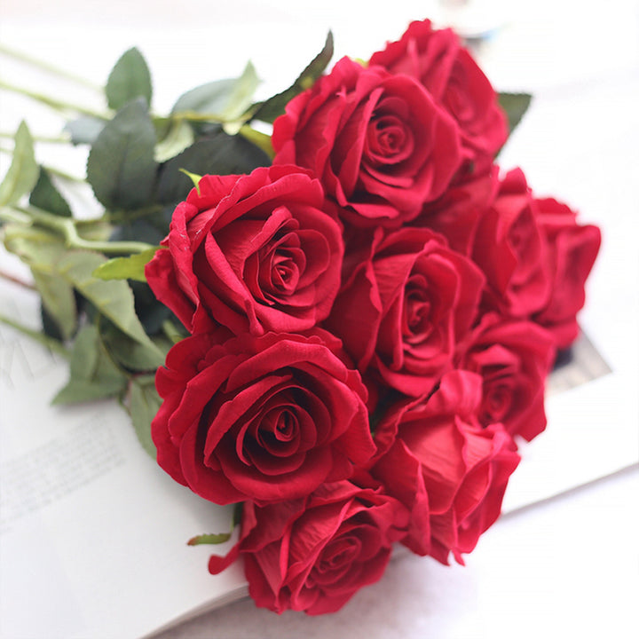 【造花】バラ 花束 装飾 フェイク 置物