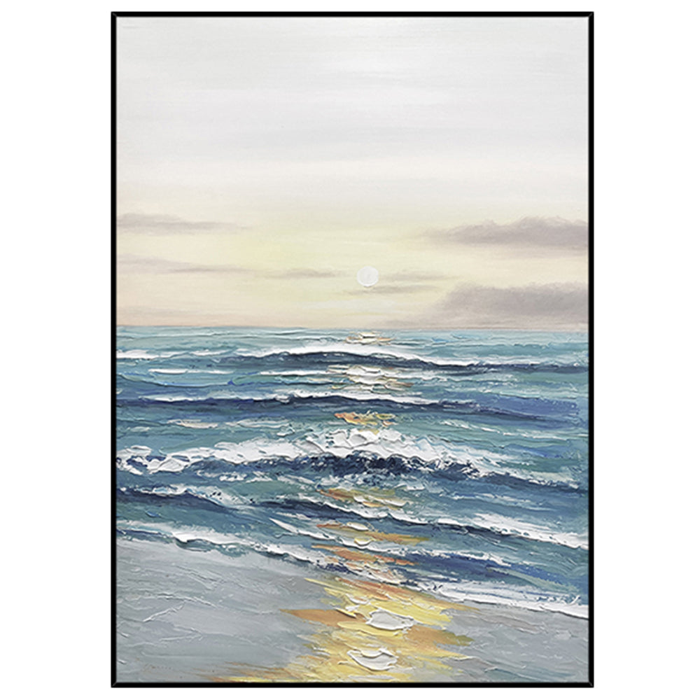 【掛絵】海の景色 選べる6パターン 手描き油絵