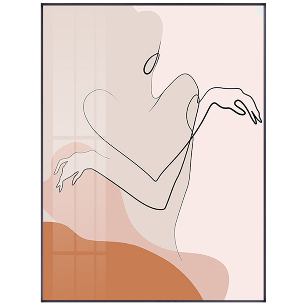 【掛絵】モダン抽象人物像  選べる7パターン