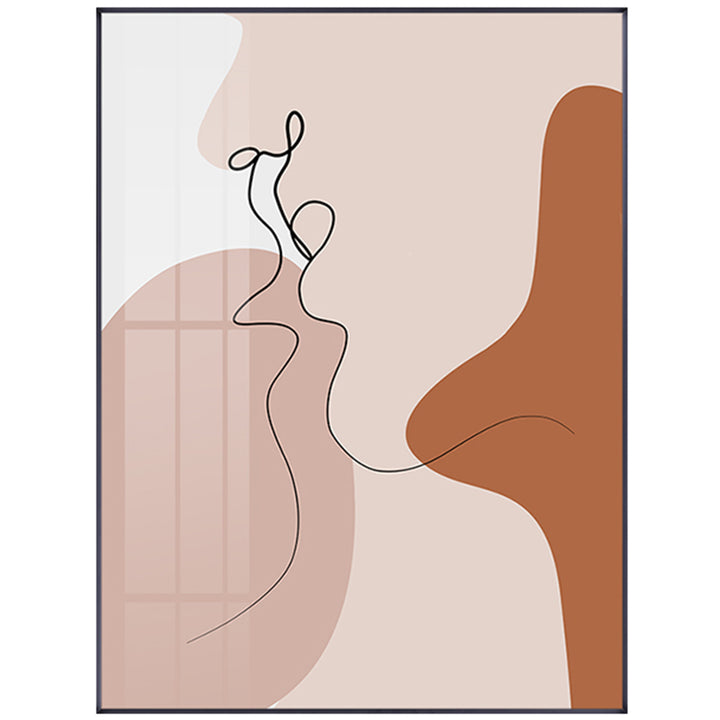 【掛絵】モダン抽象人物像  選べる7パターン