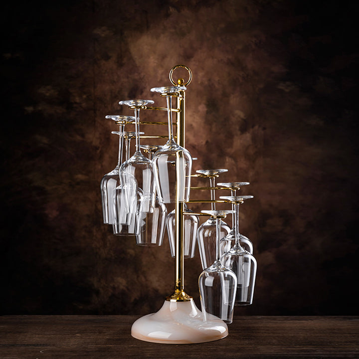 【ワイングラス】エレガント 高級感 グラスホルダー