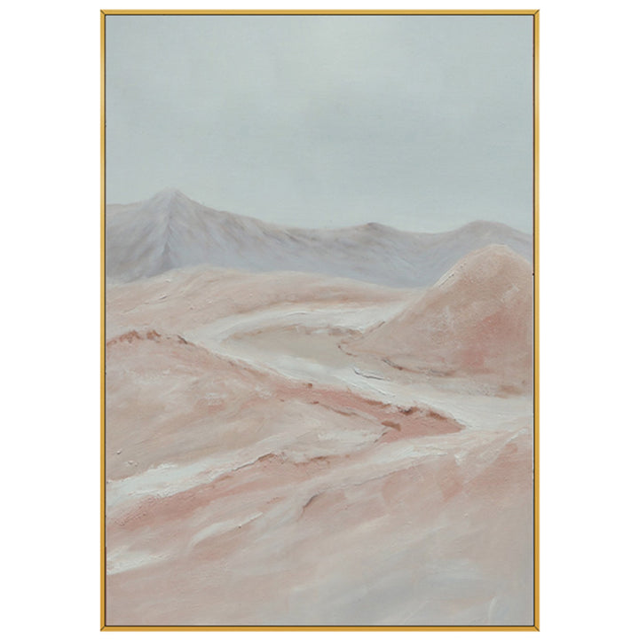 【掛絵】ピンク系抽象 選べる6パターン 手描き油絵