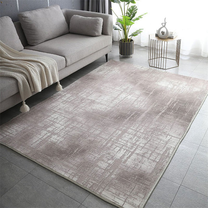 【カーペット】カシミア質感生地四角パターン 選べる2色 パターン2 100日間返品交換保証制度