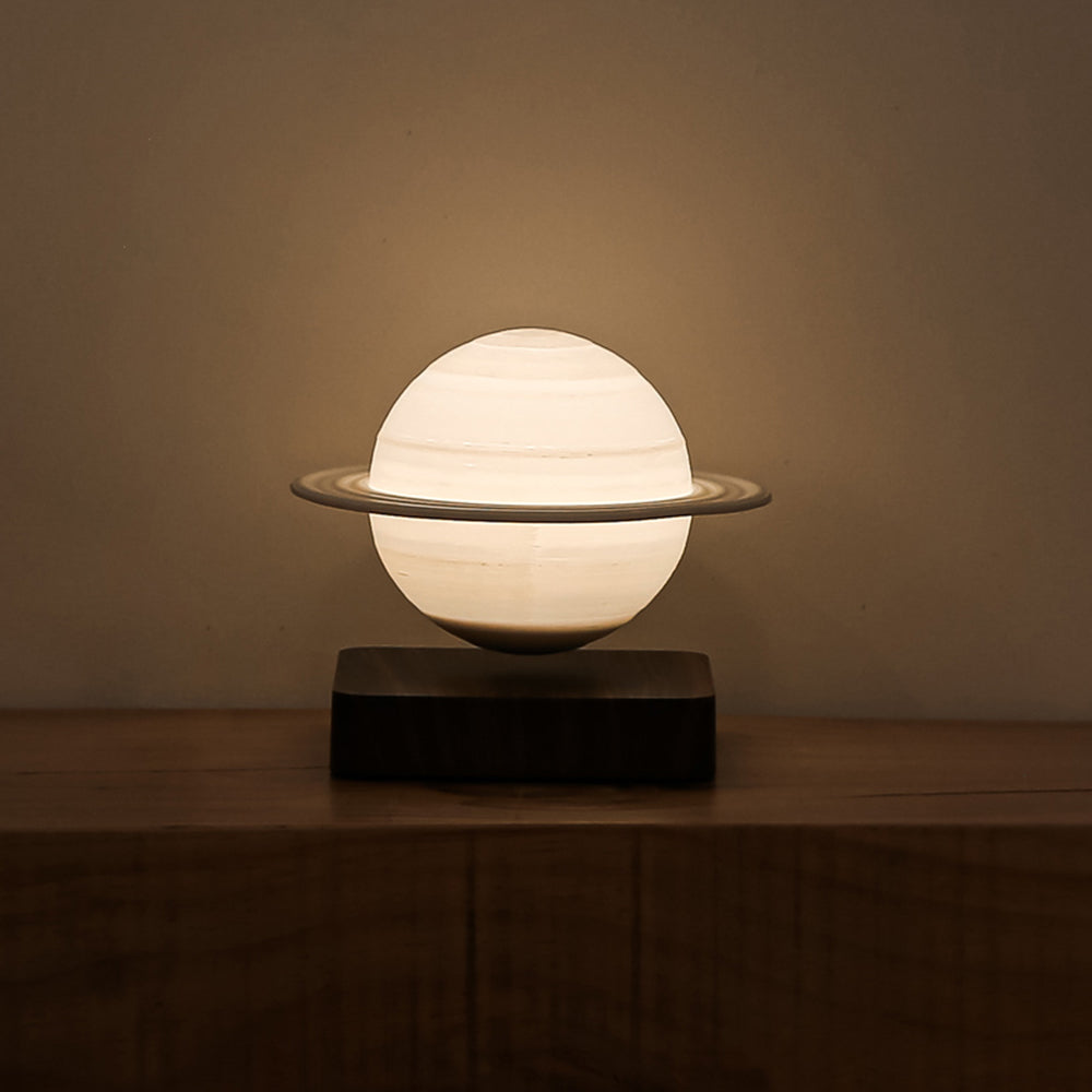 【オブジェ・置物】土星型ライト 磁気浮上式 おしゃれ