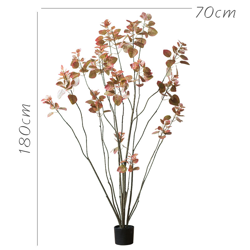 【造花】秋 大サイズ バウヒニア 盆栽