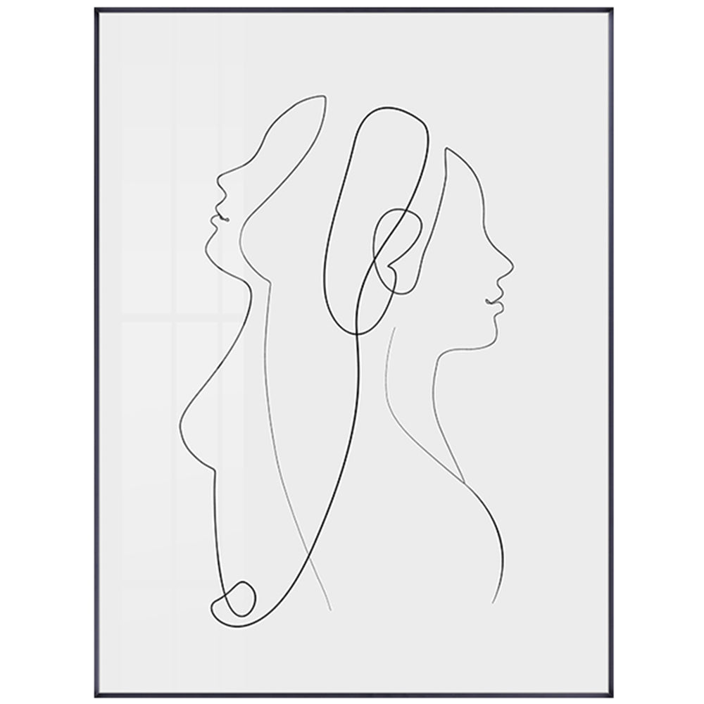 【掛絵】モダン抽象人物像  選べる7パターン