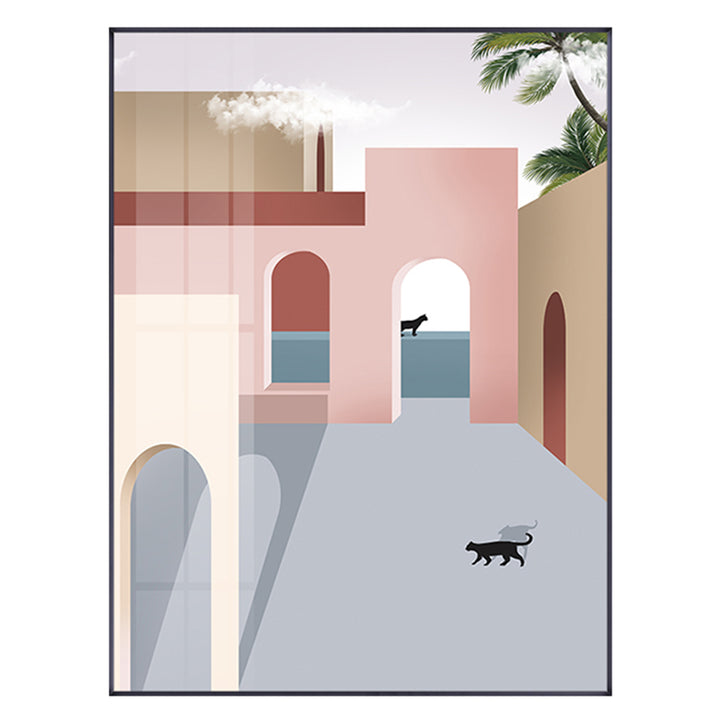 【掛絵】モランディ色版画 選べる8パターン