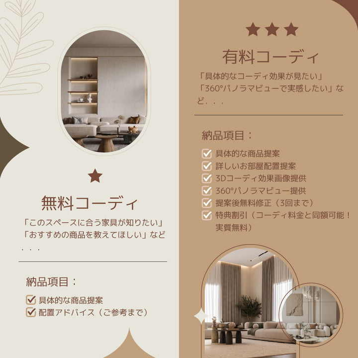 有料コーディネートサービス