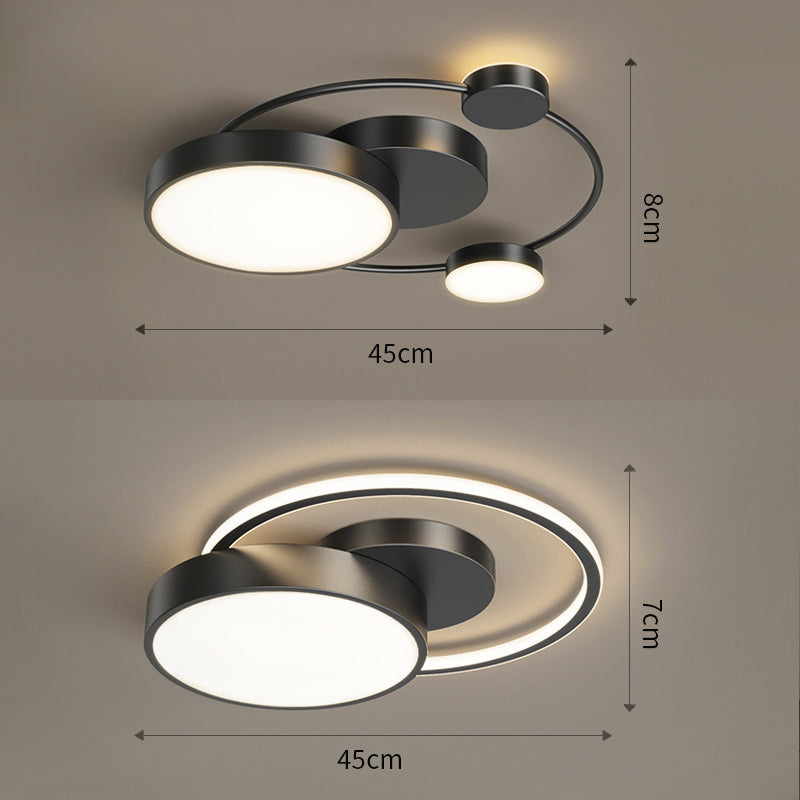 LINDOORPLUS公式/ シーリングライト・LED照明器具 円形 おしゃれ　サイズ詳細図