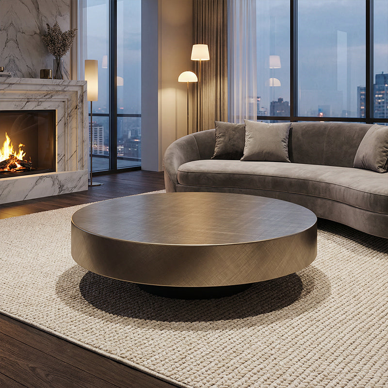 【ローテーブル】イタリア黒金風