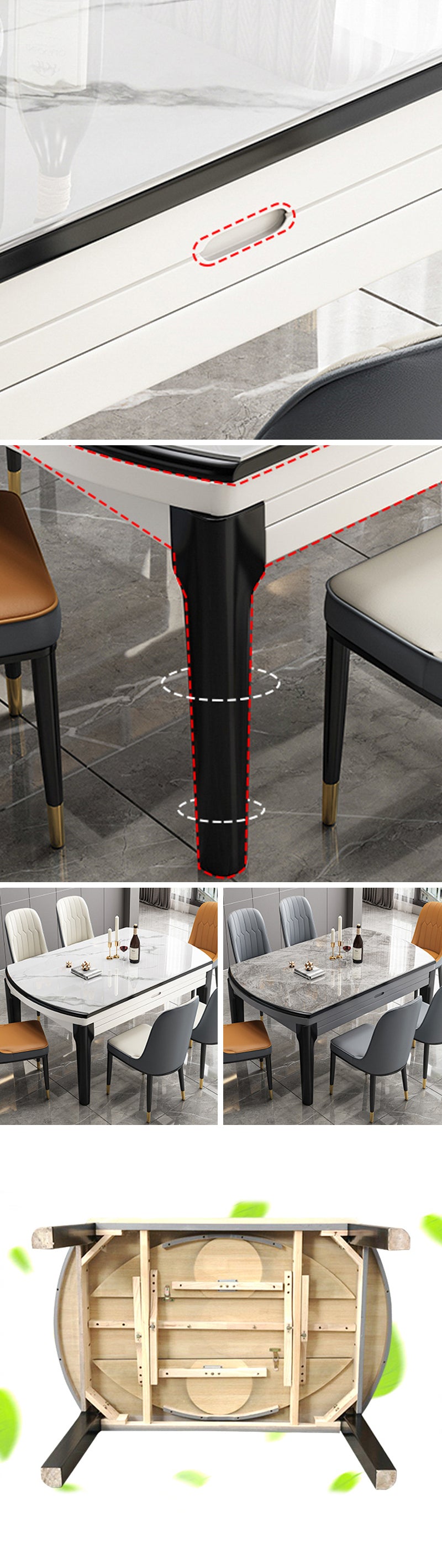 【ダイニングテーブル】 高級感 伸長式 天板厚み選べる ダイニングテーブル 椅子セット ※伸縮機能が叶え、使用シーンやお部屋のレイアウトに合わせて形を選べます。