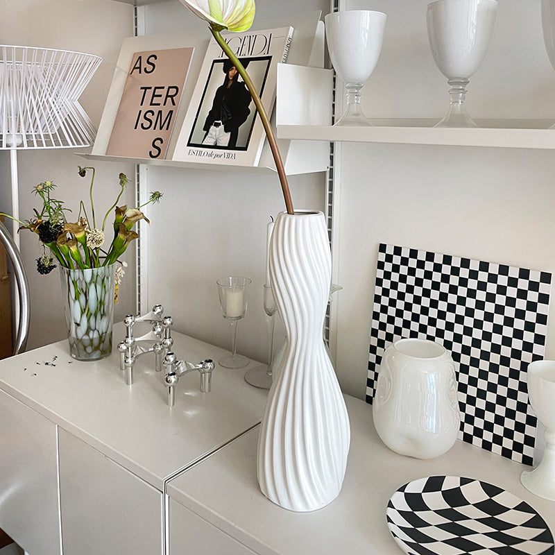 【OUTLET】【花瓶】ホワイト ナチュラル