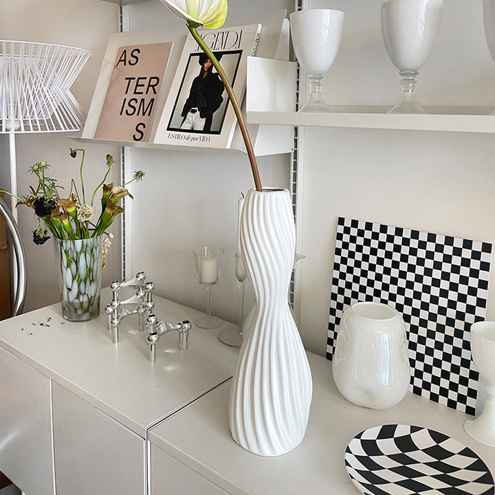 【OUTLET】【花瓶】ホワイト ナチュラル