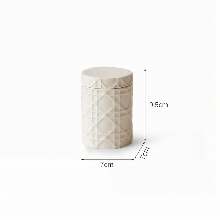 【コスメ収納 ・ メイクボックス】セラミック コンパクト 清楚