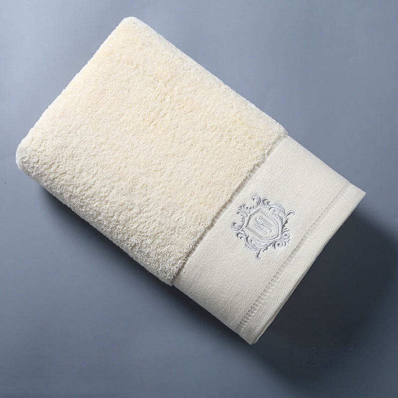 【タオル】100%コットン エレガント 刺繍