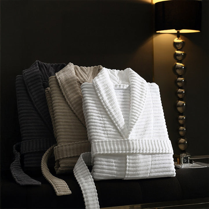 【バスローブ】高吸水性 贅沢な肌触り