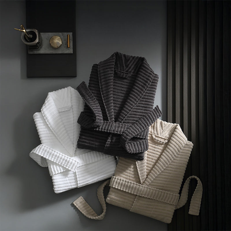 【バスローブ】高吸水性 贅沢な肌触り