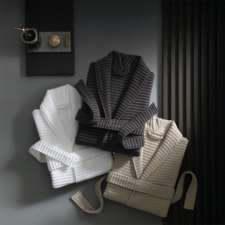 【バスローブ】高吸水性 贅沢な肌触り