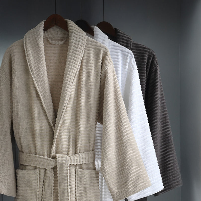 【バスローブ】高吸水性 贅沢な肌触り